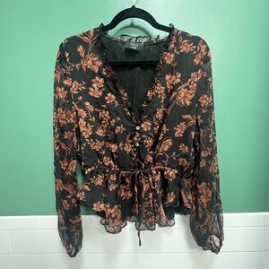 VICI fall blouse L